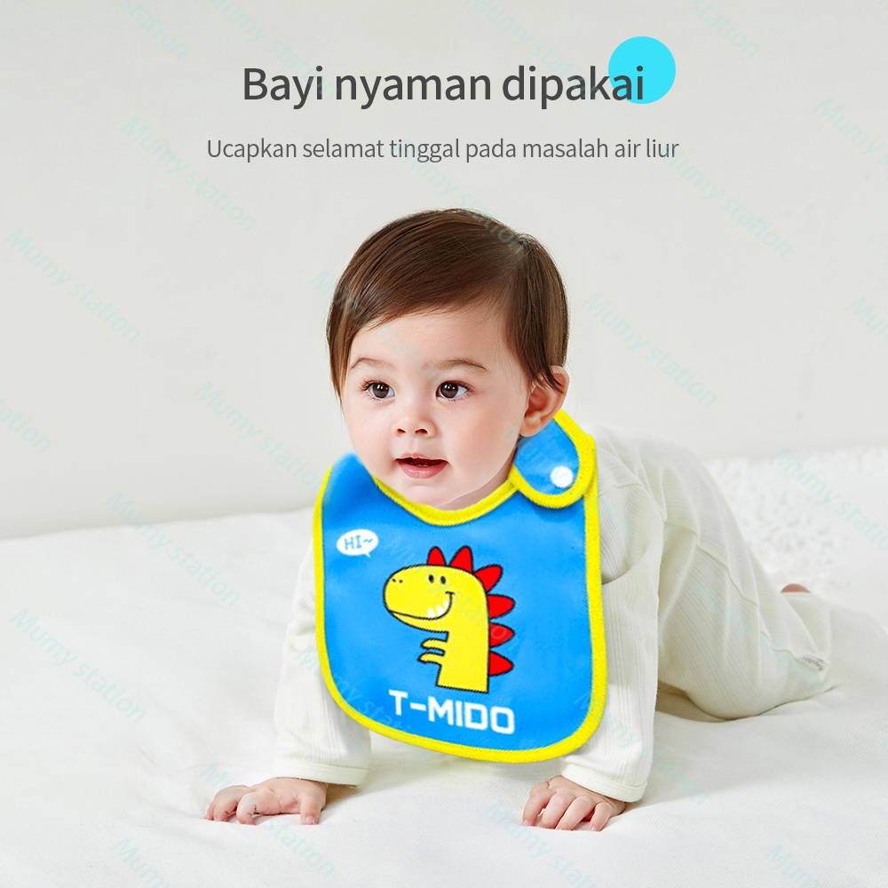 Mumystation Celemek bayi Bib Slabber waterproof 0-3 tahun