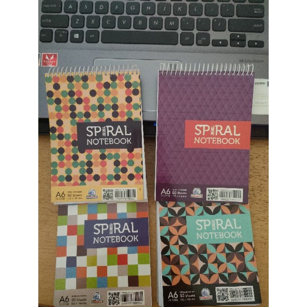 spiral notebook A6 / buku catatan spiral / buku A6 spiral