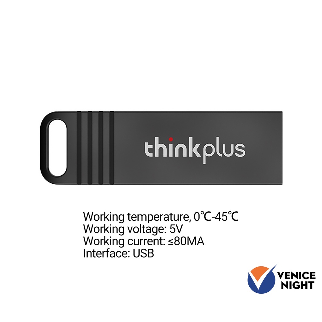 Lenovo Thinkplus Flashdisk USB 3.0 2TB High Speed Bahan Metal Untuk Komputer