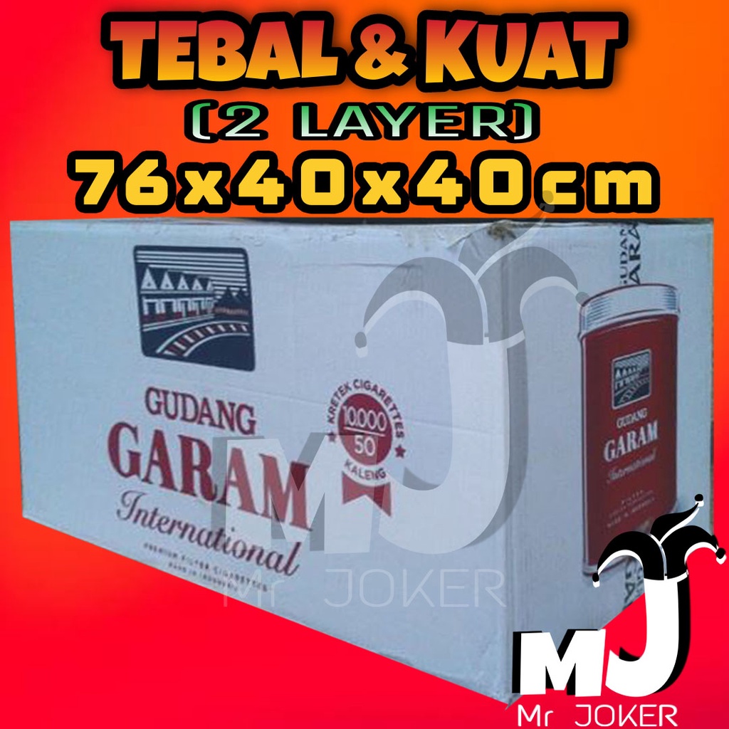 

Kardus Packing Besar Jumbo Bekas Pindahan Packaging Dus Tebal Box Pengiriman Kotak Penyimpanan 1ply 2ply Baru 2 layer 1 layer 2 ply 1 ply Super Karton Kemasan Murah Polos Paking Barang Kantor Arsip Kuat 60x40x40 Keras Single Double Wall Dynaplast JOK31