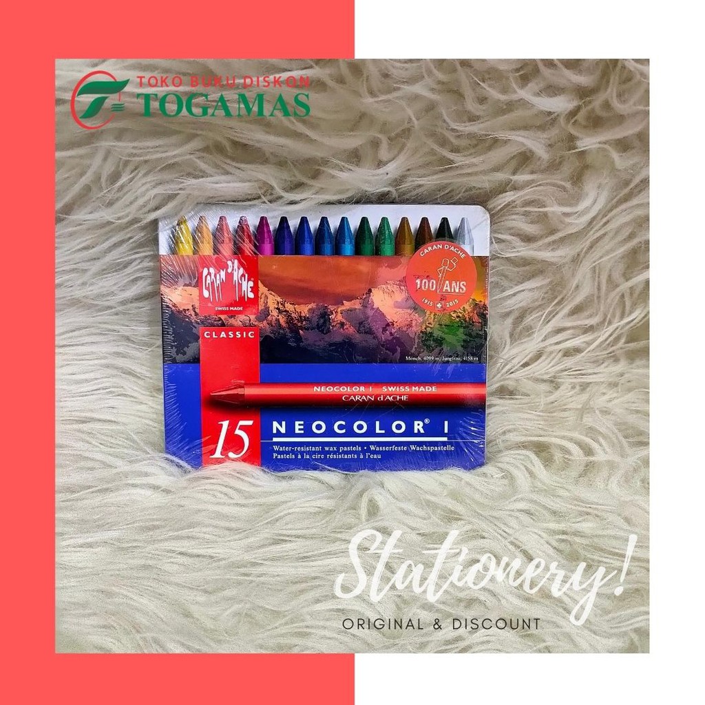 

OIL PASTELS 15C NEOCOLOR® I 7000315 // II 7500315 CARAN D'ACHE
