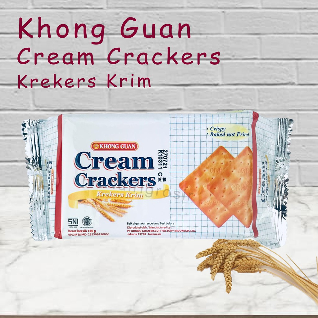 Cream crackers *Khong guan * Biskuit * 120g