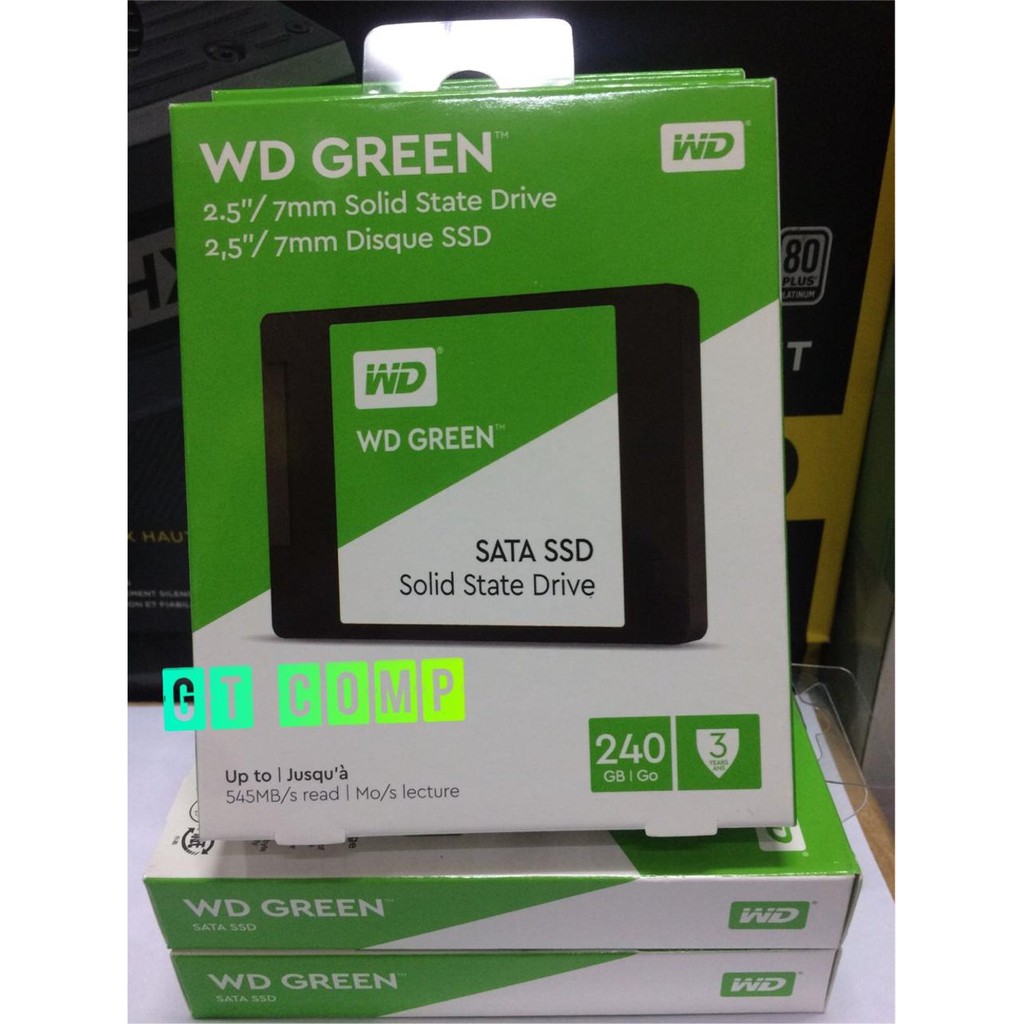 SSD WD Green 240GB 3D NAND SATA 2.5 7mm Garansi 3 Tahun Baru Ori Terbaik