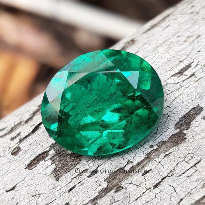 Best Seller Batu Permata Natural Zamrud Rusia Kwalitas Dijamin Bagus Berkualitas