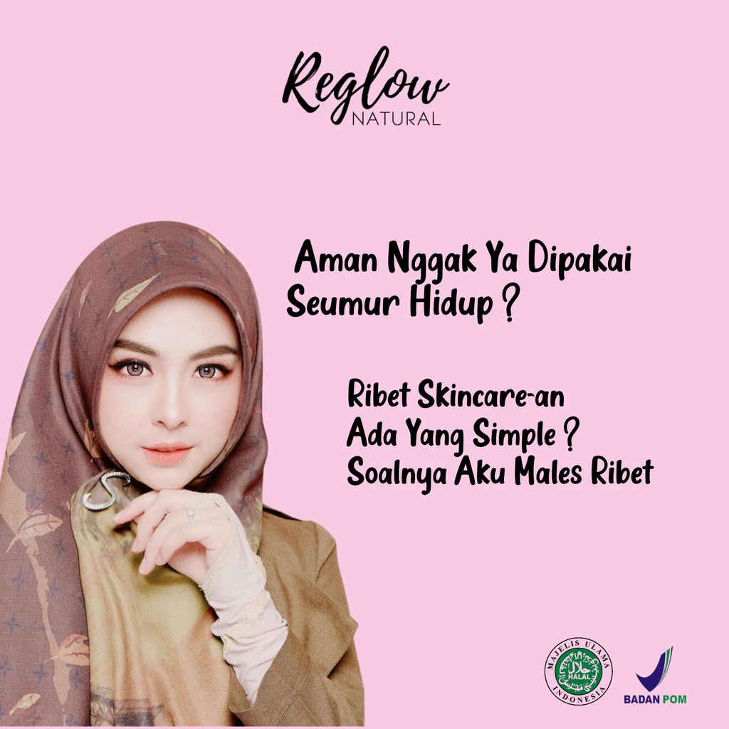 REGLOW Paket Skincare BPOM - perawatan kecantikan mencerahkan seperti skincare korea-2