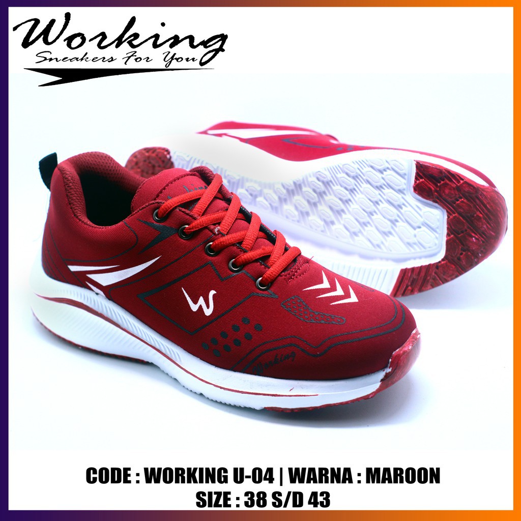 Working Sneakers For You Sepatu Running U-04
