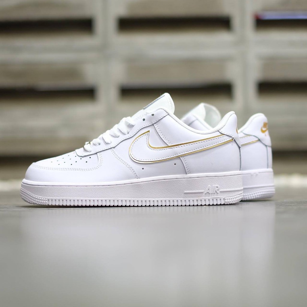 air force 1 metallic gold swoosh