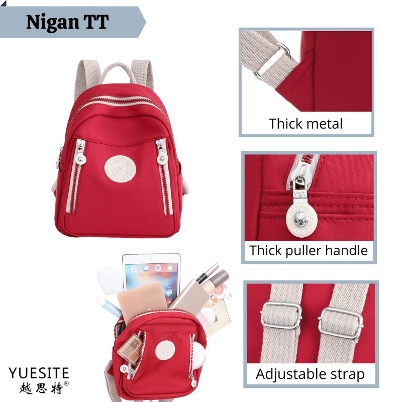 YUESITE NIGAN ORIGINAL TAS RANSEL WANITA SMALL BACKPACK