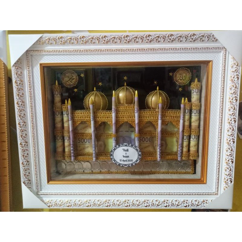 MAHAR UANG PERNIKAHAN MODEL MASJID