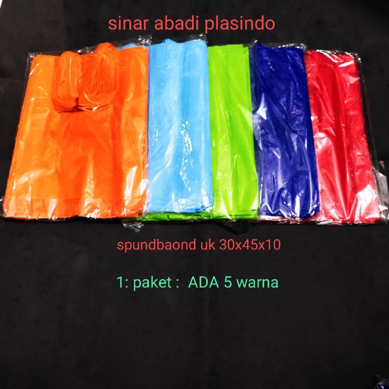 

spundbaond ukuran 30x40, ( 1 paketan isi 5 lusin / 5 warna )