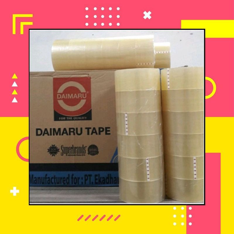 

☑️Lakban Murah Daimaru☑️Lakban 100 Yard Daimaru☑️