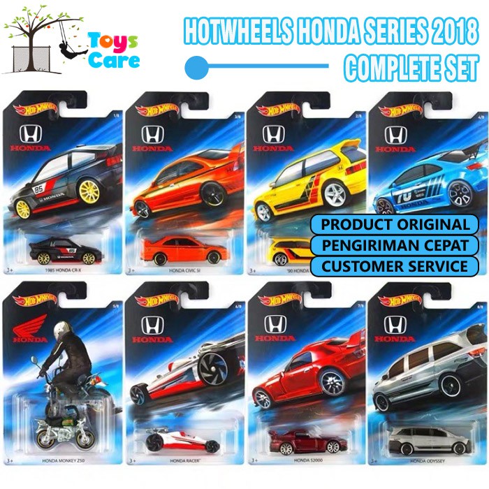 Jual HOTWHEELS HONDA SERIES 2018 - 90 HONDA CIVIC EF SI ODYSSEY 1985 CR