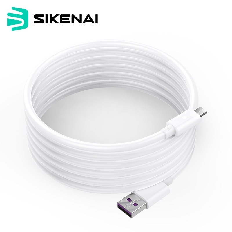 Data Kabel SIKENAI / SIKENAI Data Cable XCS-08 6A Micro USB - White Lightning XCS-08