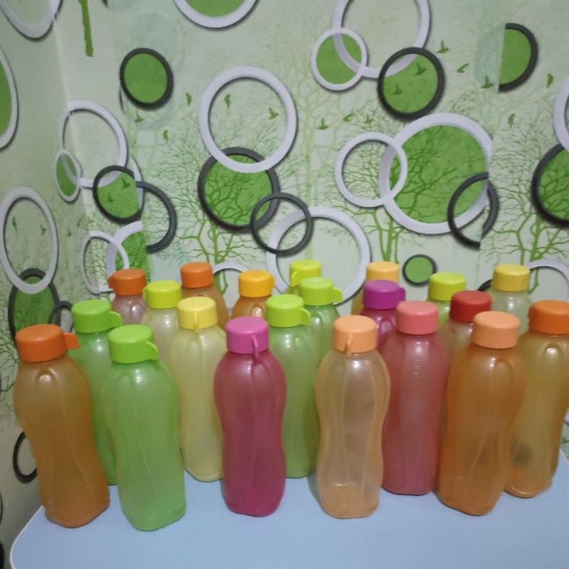 ECO bottle 500 ml Tupperware dengan tutup preloved/second