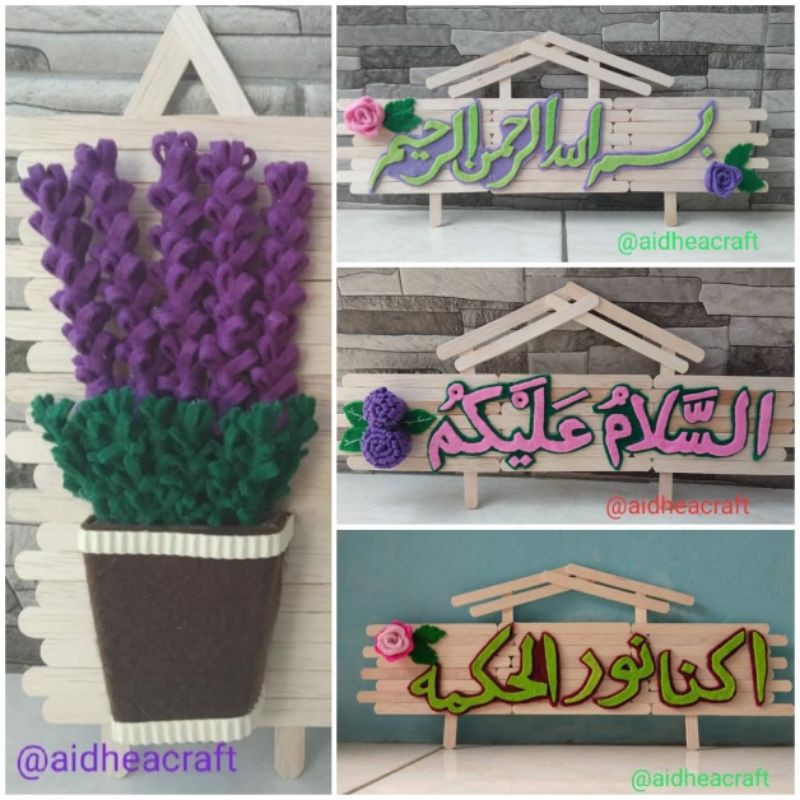 HIASAN DINDING KAIN FLANEL 02 [CUSTOM]