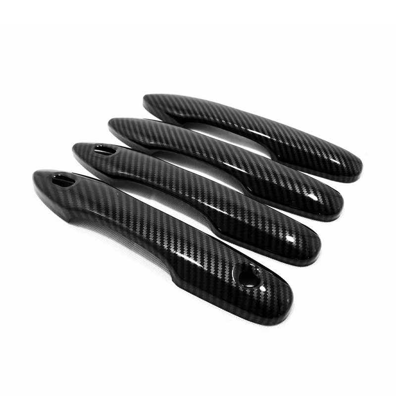 Stiker Pelindung Handle Pintu Mobil Motif Serat Karbon Untuk Toyota Harrier XU80 2021 2022