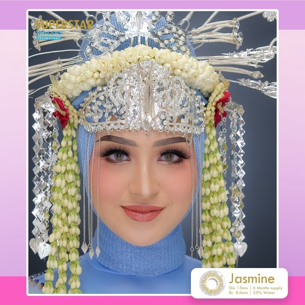 Superstar Jasmine softlens warna bulanan