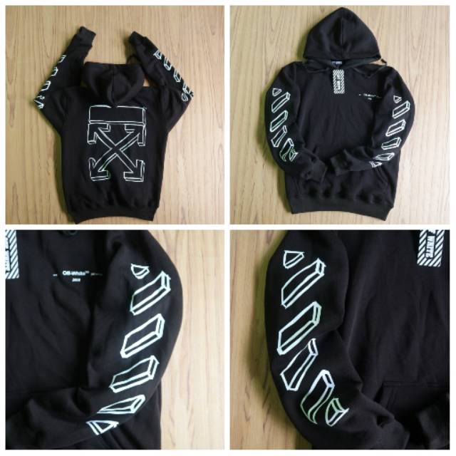 Jaket Hoodie Pria Off White