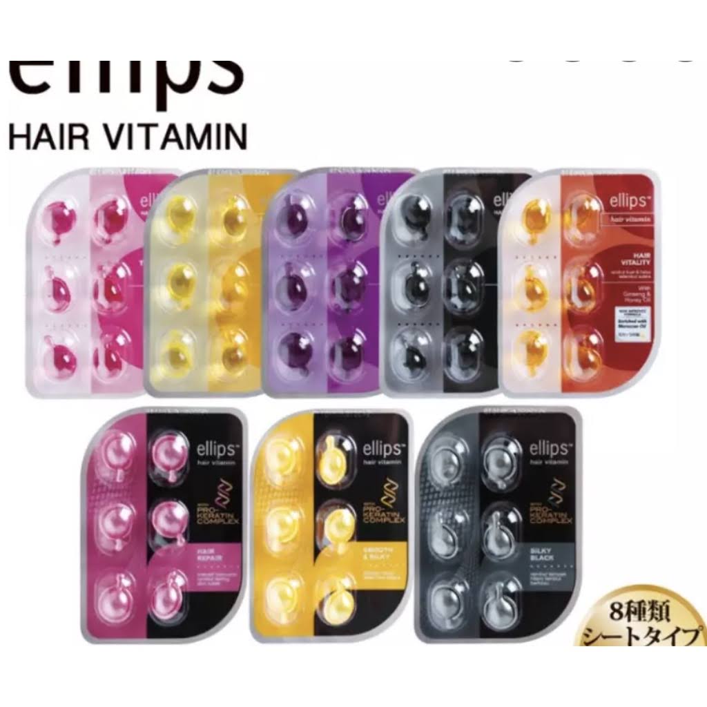 Ellips Hair Vitamin Sachet Isi 6 Capsule