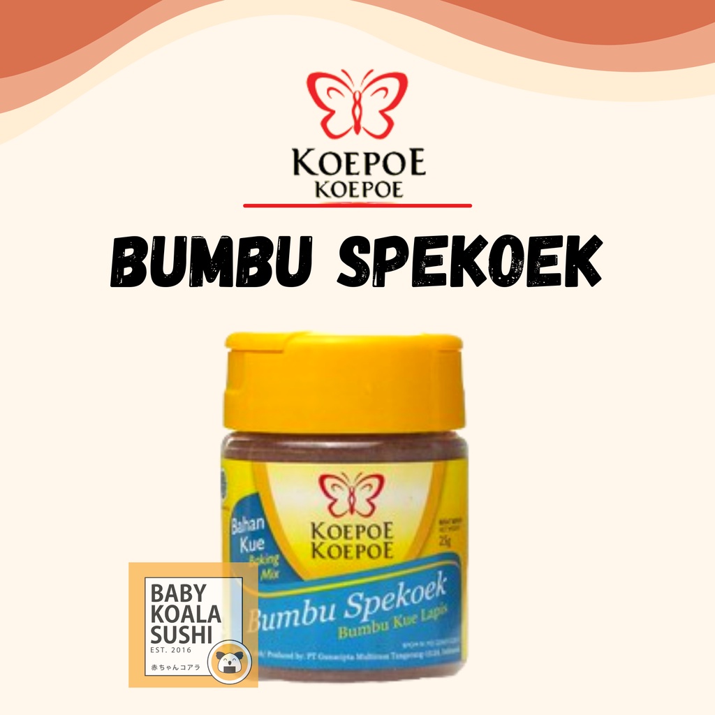 KOEPOE Spekoek 25 g Halal | Kue Lapis Legit Spekuk