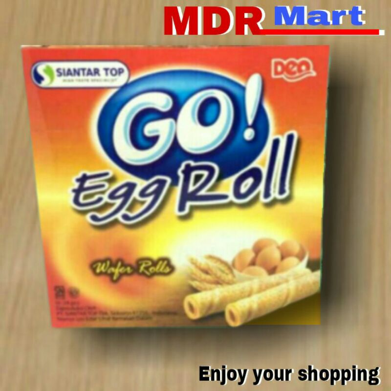 

GO EGG ROLL 1 BOX ISI 24 PCS @ 10 GRAM