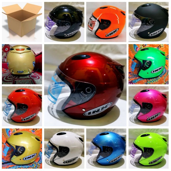 FREE BUBBLE WRAP HELM INK CENTRO KW INK KW CENTRO KW MURAH SNI WARNA KUNING STABILO HITAM MERAH