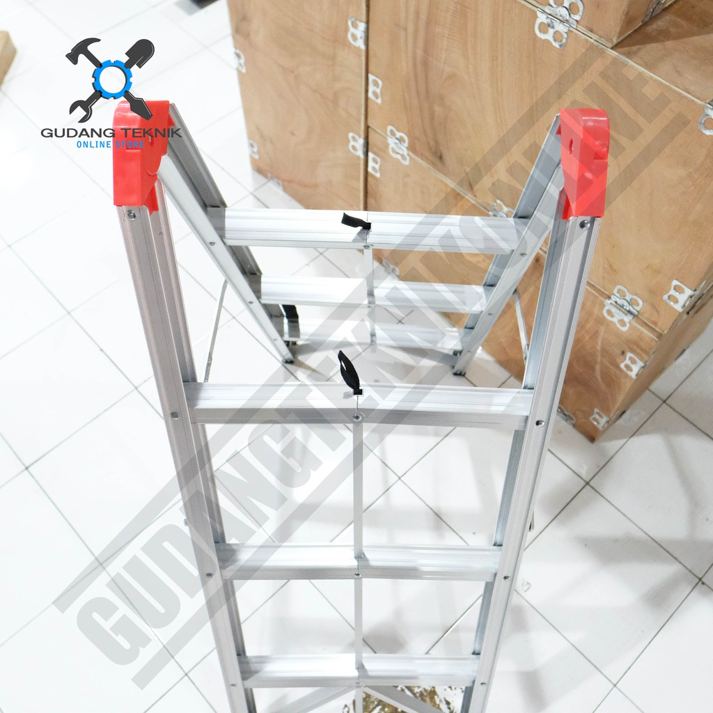 Tangga Lipat Aluminium Almunium Stik XENON 3S 1,2M Folding Stick Ladder 3 Steps