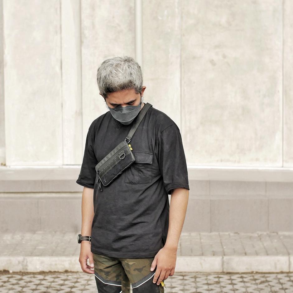 Special Price Sidekick project CASCADE - clutch pria - hand bag pria - sling bag pria - tas hp pria 