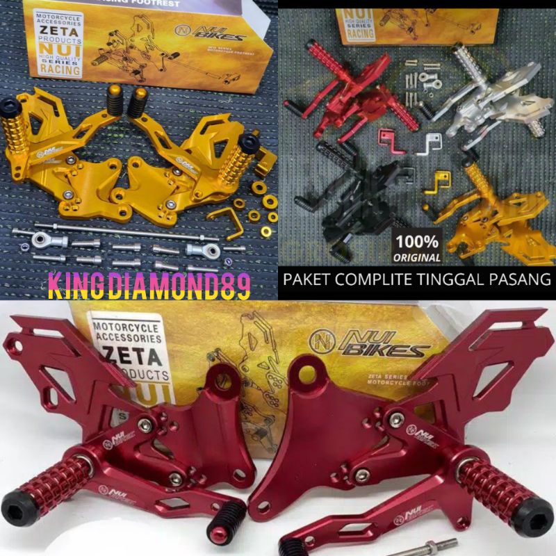 Underbone NUI Zeta CBR150r, Cb150r,Vixion, R15,Ninja150,Satria Fu,GSX,Sonic,supra150, Ninja250,R25