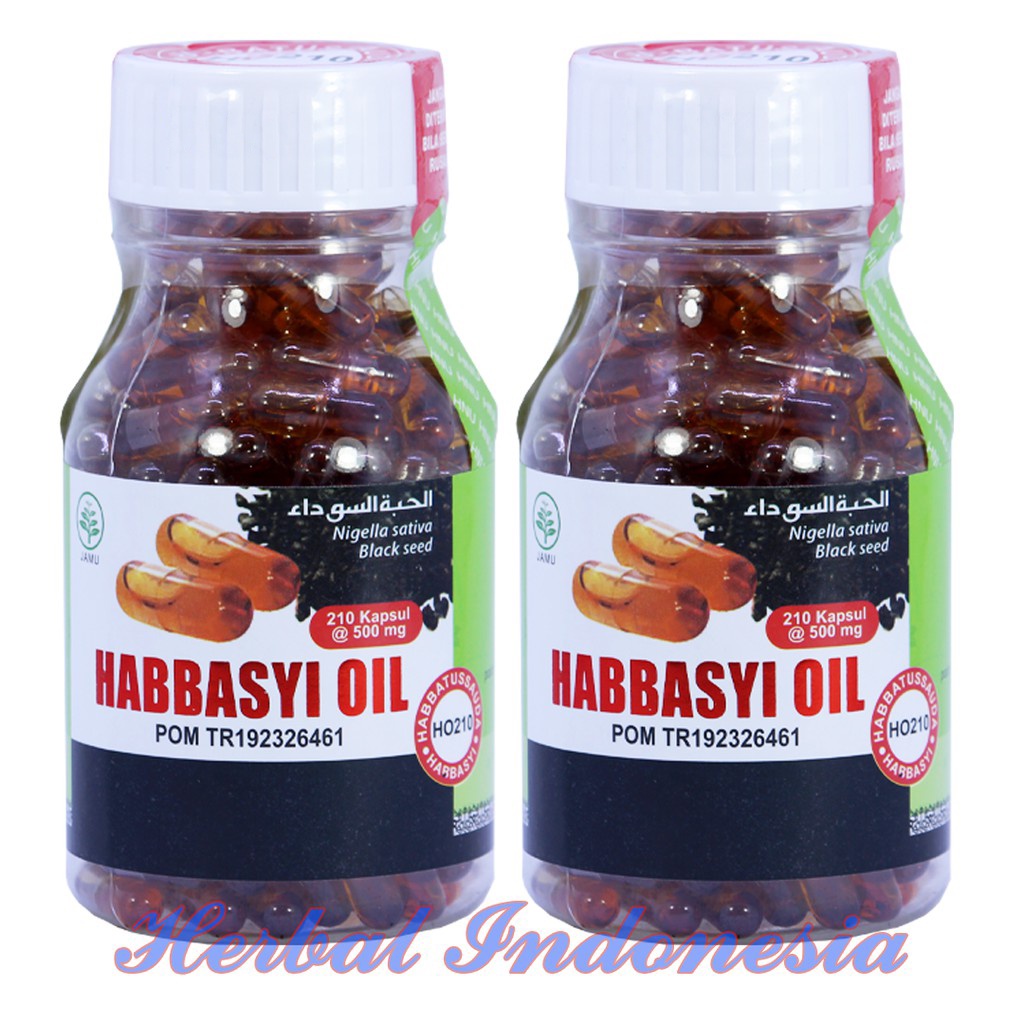 Habbasyi Oil Murni 210 Kapsul | Habbatussauda