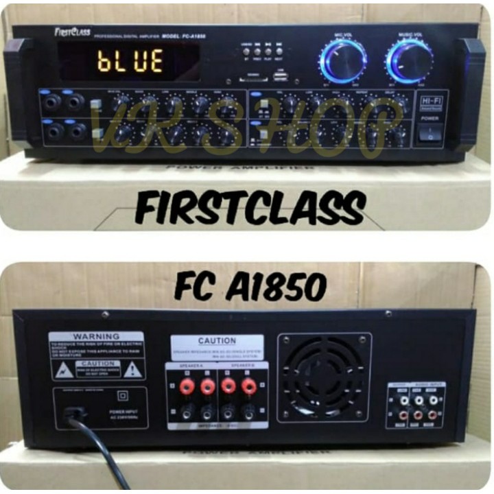 Power Amplifier Karaoke FIRSTCLASS FC A1850 fc-a1850