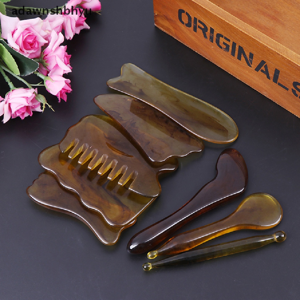 Sisir Pijat Gua Sha Bahan Resin Untuk Kesehatan