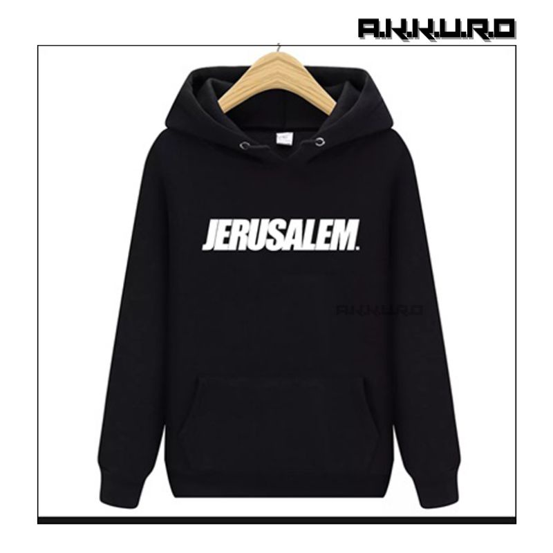 HOODIE JERUSALEM BLACK