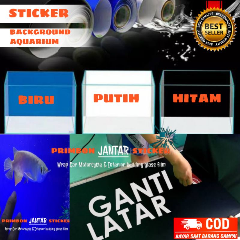 STIKER SKOTLET BACKGROUND AQUARIUM STIKER LATAR AQUARIUM AQUASKIP AKSESORIS KACA AQUARIUM