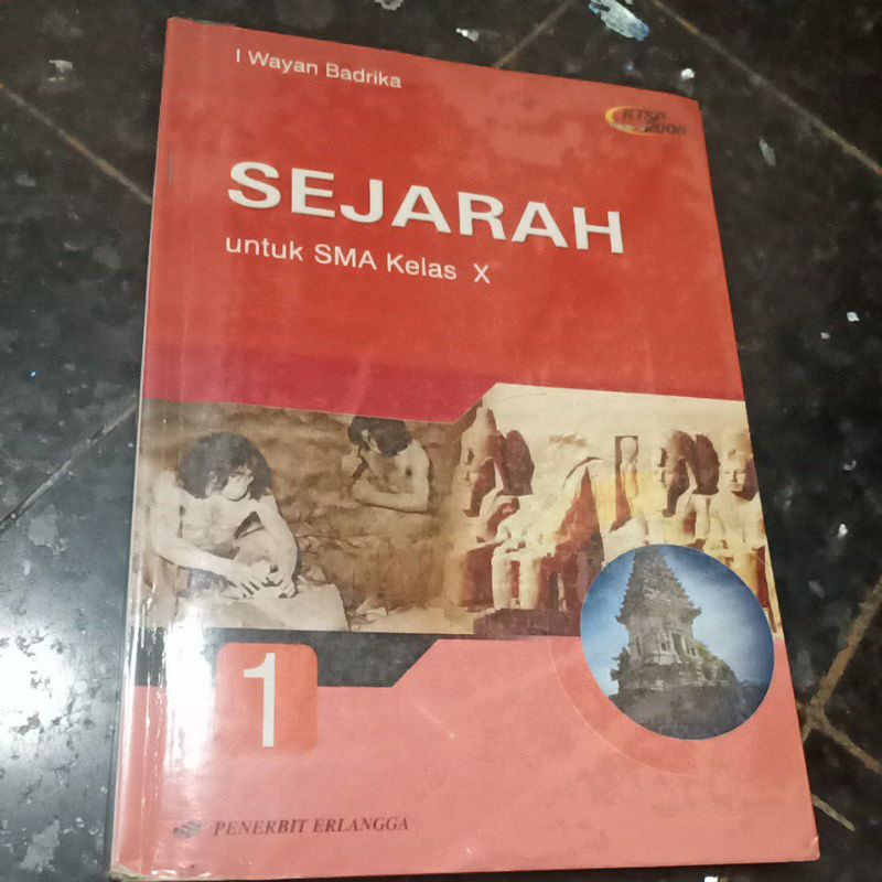 Buku Sejarah Kelas 10 X SMA 1 ERLANGGA, I Wayan Badrika, KTSP 2006