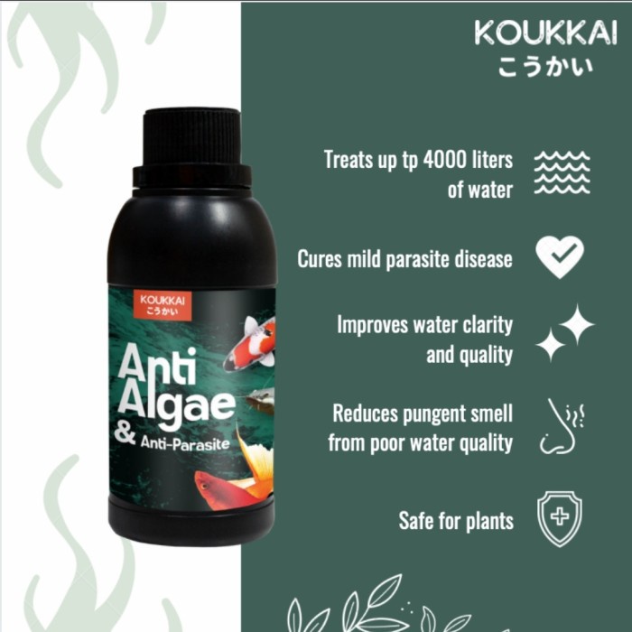 KOUKKAI - Anti Alga dan Parasit Alga Remover 250 ML