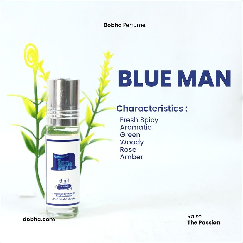 Parfum Minyak Wangi Dobha Aroma Blue Man 6ml 6 ml Original