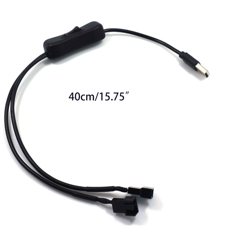 Kabel Adaptor Power Kipas btsg 1ke2 USB Ke3 /4Pin Konektor PWM 5V Untuk w/On/Off Swi