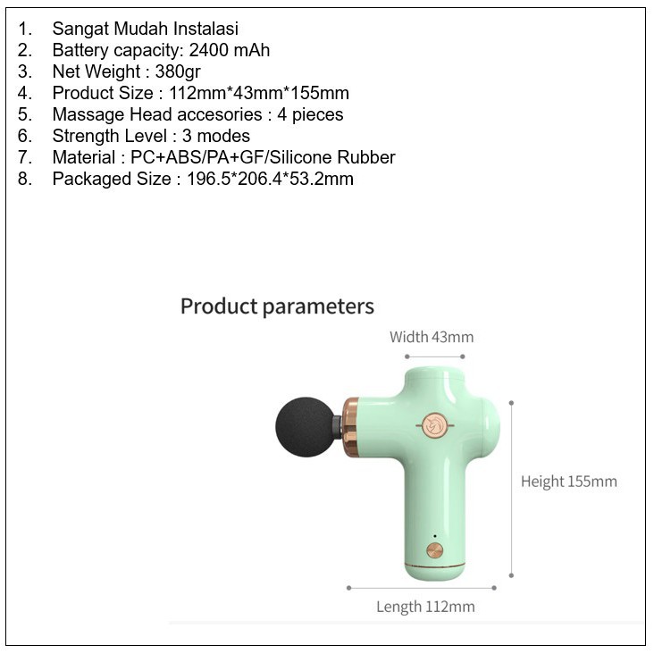 YESOUL MG11 Alat Massage Gun Portable Elektrik Garansi Resmi