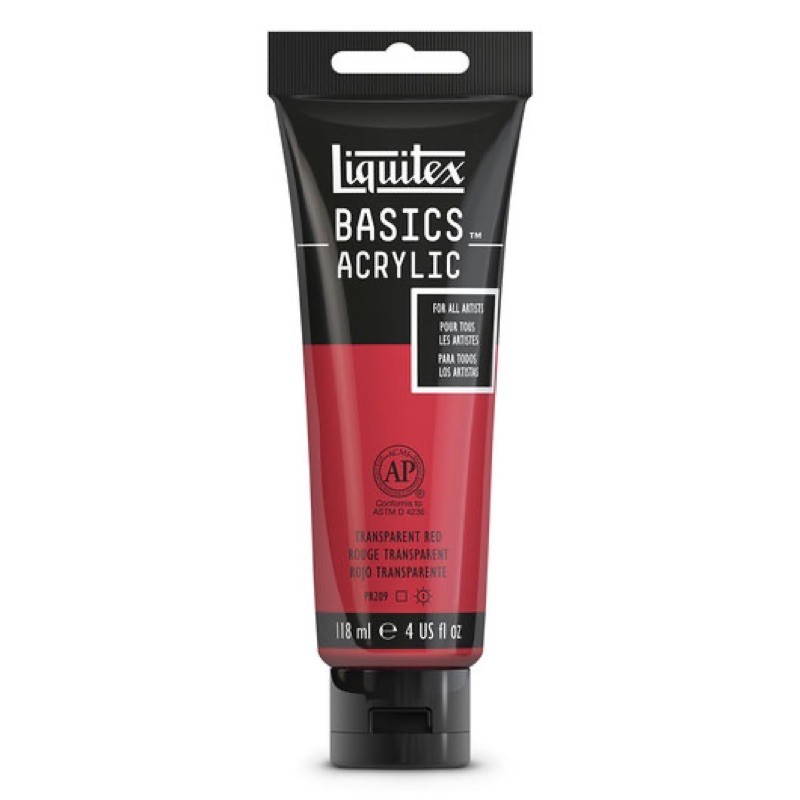 

Cat Acrylic Liquitex Basics 118ml Transparent Red