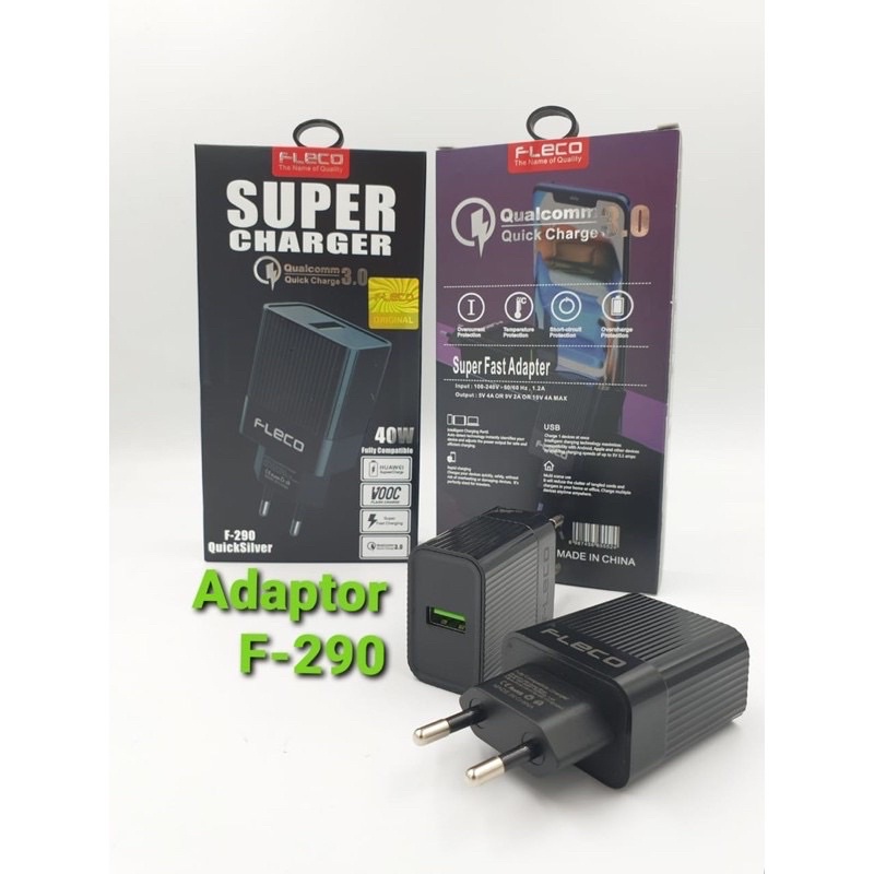 PROMO TEAVEL ADAPTOR FLECO F290 SUPER CHARGER 40W