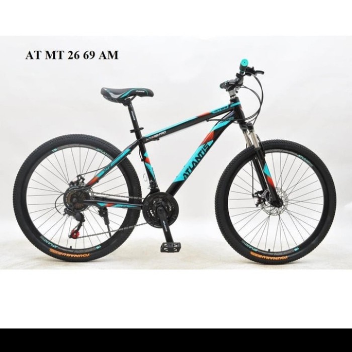 SEPEDA GUNUNG MTB 26 INCH ATLANTIS AT 69 AM cakram 21speed