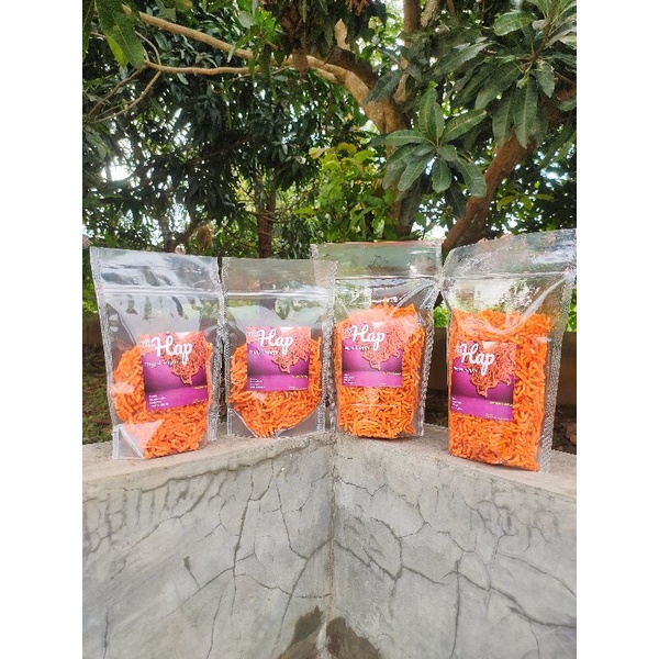 

cemilan mie mie hap kemasan 130 gr (foto kiri)