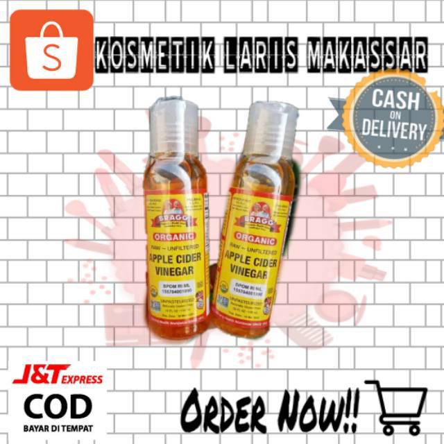 [ Bayar di Tempat ] Toner Cuka Apel Bragg 100ml
