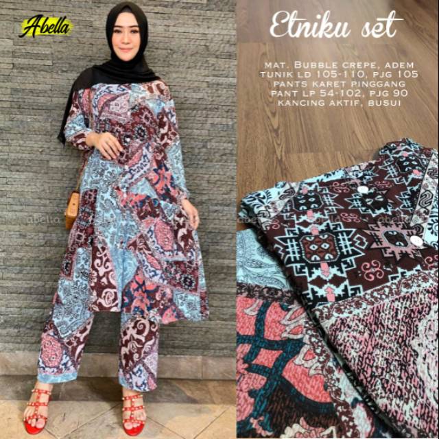 Etniku Tunik Set
