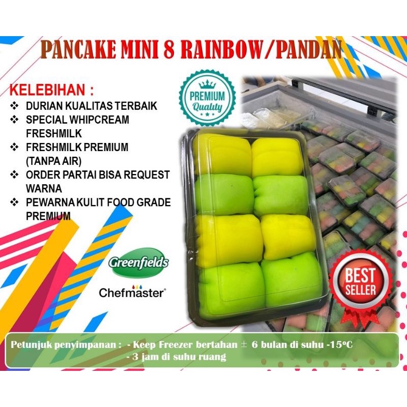 

Pancake Durian Mini isi 8