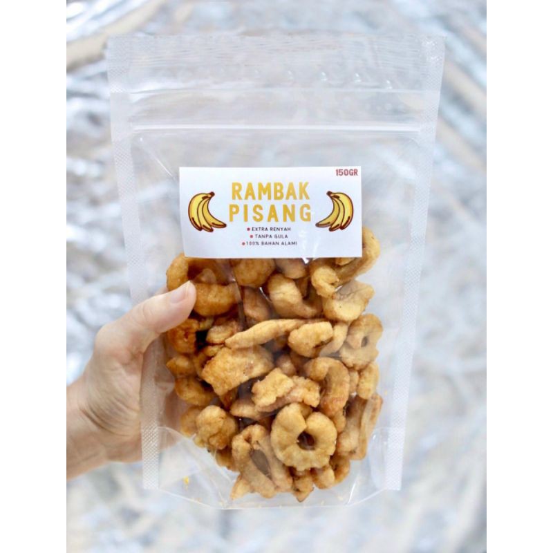 

Snack Keripik Kerupuk Rambak Pisang