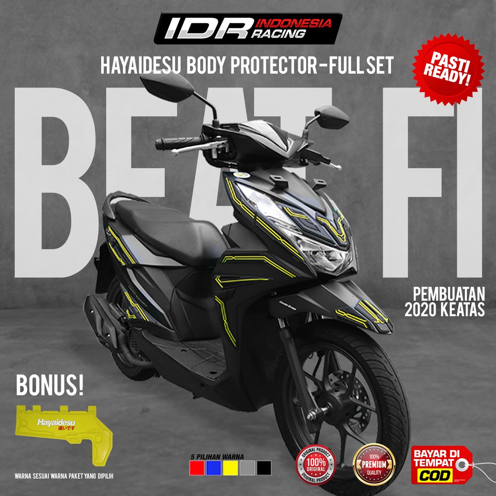 Hayaidesu BEAT New fi 2020 Deluxe Full Set Cover Body Protector Aksesoris Honda