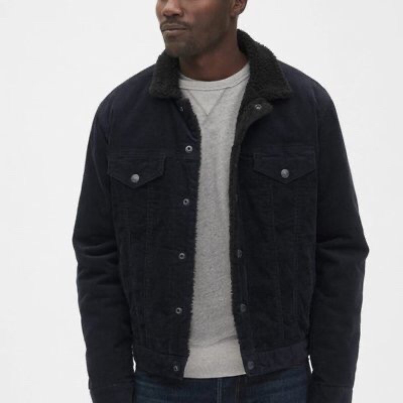 GAP Sherpa d Icon Corduroy Trucker Jacket Original