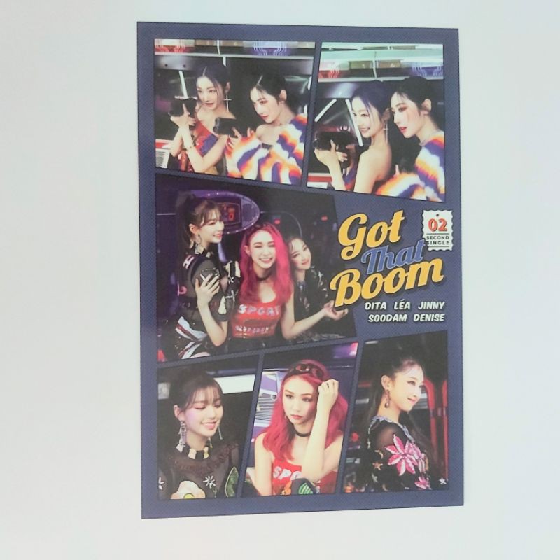 Secret Number Got That Boom Album Cartoon Card Lea Jinny Soodam Denise Murah